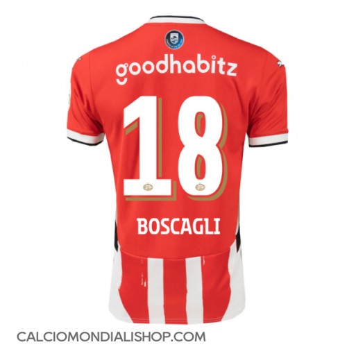 Maglie da calcio PSV Eindhoven Olivier Boscagli #18 Prima Maglia 2024-25 Manica Corta